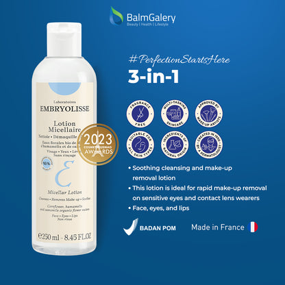 Embryolisse Micellar Lotion - Cleansing and Make-up Remover